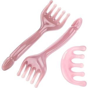 3 Pack Head Massager Scalp Comb Resin Scalp Stress Relax Tool for Christmas, Birthday, Mother's Day, Father's Day