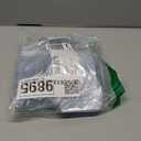 100 Pack Vertical ID Card Badge Holder Clear Plastic Sealable Waterproof Zip Name Tag for Work Office Nurse School