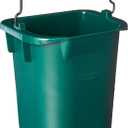 Rubbermaid Commercial Products Heavy-Duty Cleaning Pail, 5-Quart, Green, Utility Bucket with Built-In Spout and Handle for House Cleaning/Storage/Livestock Feeding/Car Washing