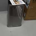 TooCust 2 Pack Stainless Steel Trash Can 3 Gallon, Open Top Trash Can, 8" x 11" x 13", Rectangle Rubbish Bin, Slim and Narrow, No Lid Small Wastebasketfor Kitchen, Bathroom, Living Room, Office