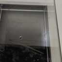 FoldTier Only1Pcs Rectangular Cake Stand Serving Tray with Lid and 9'' Serving Tong Acrylic Pastry Display Case 14 x 6 x 4 Inches Black Clear Platter Dessert Holder for Pastries Decorative Centerpiece