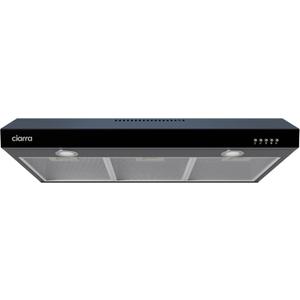 CIARRA Black Range Hood 30 inch Under Cabinet Ductless Ducted Convertible, Slim Kitchen Stove Vent Hood with 3 Speed Exhaust Fan