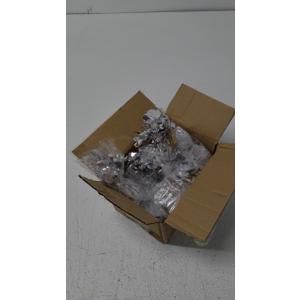 UNIQOOO 12Pcs Metallic Silver Heavy Solid Balloon Weights Pack Holder, Table Centerpiece DIY Décor for Christmas Thanksgiving Birthday Party Favors Wedding Baby Shower, Large 5 OZ 140 G. 5.5 Inch