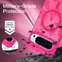 BENTOBEN for Magnetic Google Pixel 10 Pro XL Case, Cute Butterfly Pattern Phone Case for Pixel 10 Pro XL [Compatible with MagSafe] Translucent Matte Slim Shockproof Protective Women Men Cover,Hot Pink