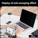 IPROKKO 360 Privacy Screen Macbook Air 13.6/13 Inch (2022-2025, M2, M3, M4),Matte Anti Glare Blue Light 13.6" Mac Scratch Resistant Laptop Screen Protector Filter