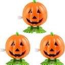 The Dreidel Company Halloween Pumpkin Wind-Up Toys, Birthday Party Favors, Novelty Toys for Boys and Girls, 2" Inches (24-Pack)