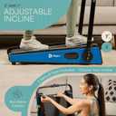 LifePro PacerMini Compact Walking Pad Treadmill with Incline Under Desk Walking Treadmill for Home Mini Apartment & Office Portable Low Profile Quiet Electric with Remote Control & LED Display
