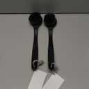 Back Bath Brush - Curved Long Handle Shower Brush with Medium Stiff Bristles for Cleaning and Exfoliating Body, Back Scrubber for Men & Women (Black + Pink 2 Pack)