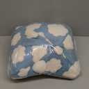 Lesure Cute Cat Beds for Indoor Cats - 2 in 1 Cat Cave Bed for Kittens and Small Pets with Removable Washable Cushioned Pillow, Cozy Kitten Tent with Non-Slip Bottom, Blue, 16 inches