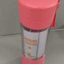 Cordless Portable Personal Size Blender - Mini Blender Make Smoothies and Shakes, 380Ml BPA Free Travel Cup, Powerful Blending Suit in Office/Home/Gym (RoseRed)