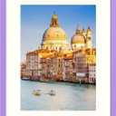 wyooxoo 16x20 Picture Frame Made of Solid Wood Purple Photo Frames Display Pictures 12x16 with Mat or 16x20 Without Mat Colorful Frame For Horizontal Vertical Wall Mounting