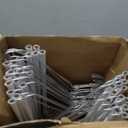 50 Pcs Wire Hangers Bulk 16" Dry Cleaner Hangers with Tubs for Caped Clothing, Suit Dry Cleaners or Home (Silver)