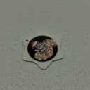 3dRose Snowflake Ornament - Santa Claus for Merry Christmas with Tattoo Flowers Bird - 3-inches (ORN_307236_1)