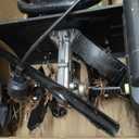 SOYUS 14 Inch Electric Tiller Cultivator 12 Amp Corded Tiller for Gardening, Garden Tiller with Folding Handle, 4 Steel Tines Wheeled Rototiller for Lawn Yard Soil Tilling