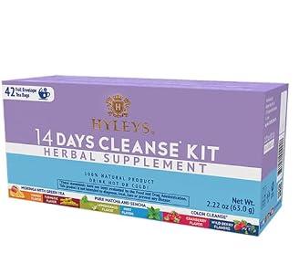 Hyleys Detox Tea for Cleanse and Weight Loss – 14 Day Detox Kit with 42 Tea Bags – Supports Colon Cleanse, Digestion, and Metabolism