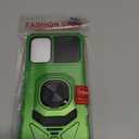 Ailiber for Kyocera DuraForce Pro 3 Case, Screen Protector Tempered Glass, Ring Kickstand for Magnetic Car Mount, Heavy Duty, Shockproof Protective Phone Cover for DuraForce Pro 3 Verizon E7200-Green