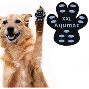 Dog Anti Slip Paw Grips Traction Pads,Dog Feet Stickers with Stronger Adhesive,Paw Protection to Provide Traction for Slippery Floors,Essentials for Senior Dogs,12 Sets (48 pcs) XXL Black (XXL-2.7*2.4 inch(L*W))