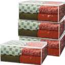 Handy Laundry Blanket Storage Bags - 90 L, Pack Of 4, Zippered Large Clear Plastic Storage Bag, Shield Your Quilt Blankets, Bedding & Clothes from Dust, Dirt & Moisture, Gliding Zipper for Easy Access