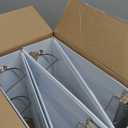 4" 3-Ring Binders, Slant D ring w/ Clear View Overlay