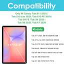 ProCase 2 Pack Screen Protector for Tablet Galaxy Tab S11 / S10 Lite/ S10 FE / S9 FE / S9 / S8 / S7 (11" & 10.9"), HD Tempered Glass Film Guard Compatible with S Pen, Case Friendly