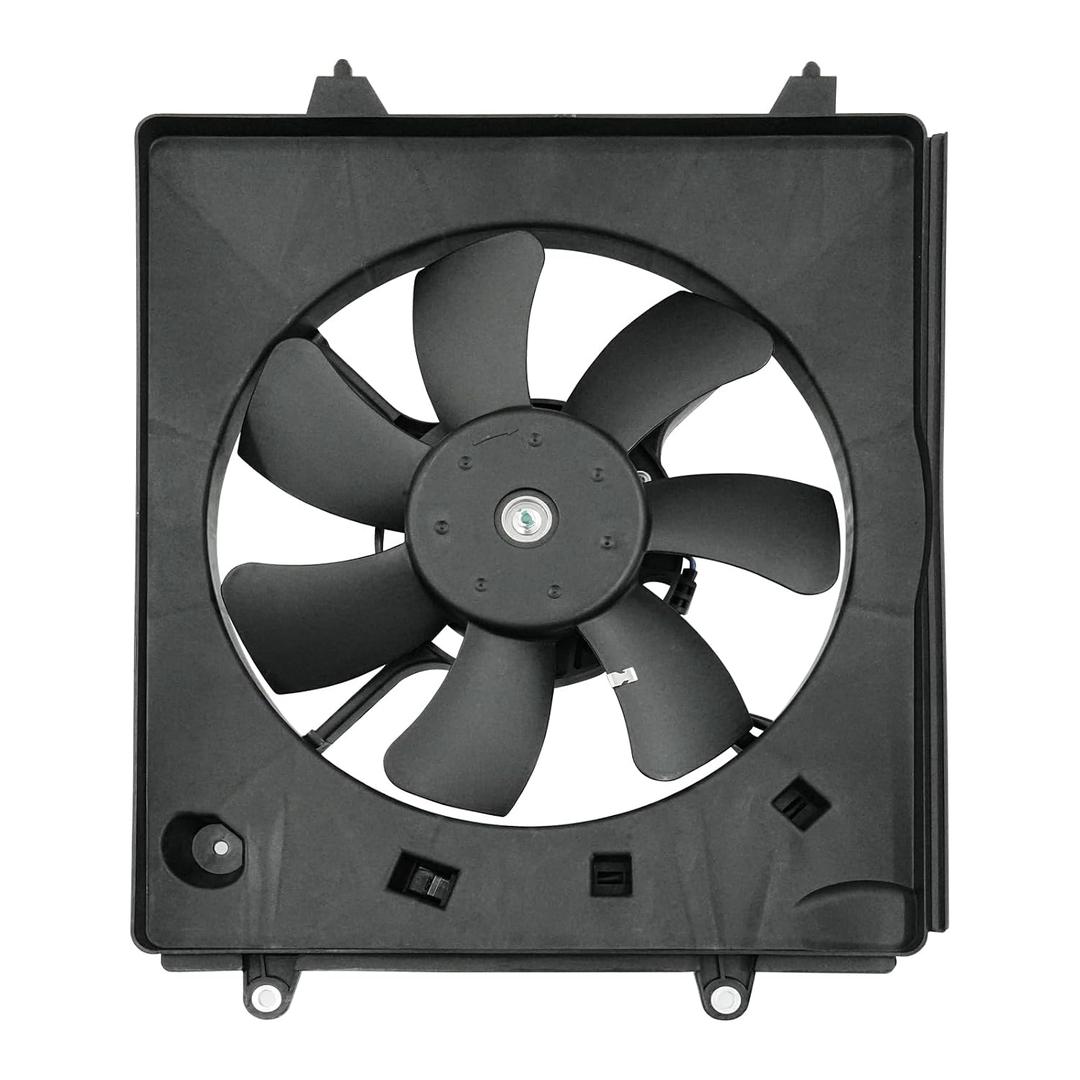 Radiator Cooling Fan Assembly Compatible with Honda CR-V 2.4L L4 2010-2011 Replaces OE 38611PNA003 38615REZA01 38616REZA01 621-444