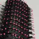 Thermal Brush Blowout Volumizer with Flexi-Fit for Hair Straightening, Heated Round Styler Tool, Hair Straightener