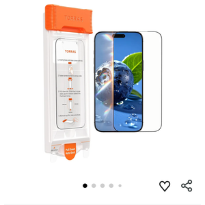 TORRAS for iPhone 17 Pro Max Case Crystal Clear, [Anti-Yellowing][Military-Grade Protection], Ultra Slim Transparent Anti-Scratch Back, Soft Bumper, Non-Slip 17 Pro Max Phone Case, Clear 6.9"