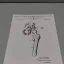 Poster Master 4-Piece Anatomy Blueprint Poster - Skeleton Patent Print - Anatomical Head Art - Educational Design - Science Design - Technical Drawing - Library or Clinic Decor - 8x10 UNFRAMED