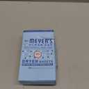 MRS. MEYER'S CLEAN DAY Dryer Sheets, Fabric Softener, Reduces Static, Infused with Essential Oils, Rain Water Scent, 80 Count