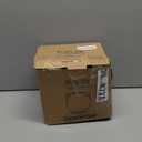 PORCER Ceramic Rustic Vase for Home Decor, 5.8 Inch Terracotta with Handles, Vintage Decorative for Flowers, Plants, Living Room, Table, Thanksgiving - Black Bronze