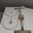 Cordless Table Lamps Set of 2, 6000mAh Rechargeable Battery Powered Lamp, 3 Color Stepless Dimming LED Table Light with Memory Function, Portable Table Light for Outdoor/Indoor/Restaurant (White)