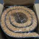 KANKUN Coco Coir Door Mat with Heavy Duty Backing, Welcome Doormat (17" x 30"), Doormat Entrance (Plain - Anti Shedding)