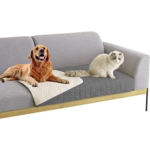 Tcksstex Waterproof and Non-Slip Dog Bed Cover and Pet Blanket Sofa Pet Bed Mat car Incontinence Mattress Protectors Furniture Couch Cover for Most Cats Dogs,Pets30x70-Dark Grey (30x70Inch (Pack of 1))