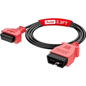 Autel OBD2 Extension Cable, Full 16Pin Male to Female OBDII Extension Cable Diagnostic Extender, 16Pin OBD II Cord Adapter, for All OBD2 OBD II Vehicles (1m/3.3ft)