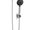 Veken  6 Modes Handheld Water SprayHigh Pressure Showerhead with Arm for Bathroom AccessoriesHome Decor Adjustable Dual Shower with Anti-Clog Nozzles,Silver Chrome (Standard Flow(2.5GPM))