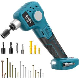 Ecarke Cordless Palm Nailer Compatible with Makita 18V Battery (Tool Only) - 6000 IPM Brushless Auto Hammer with Magnetic Nail Guide & LED for Framing, Joist Hangers, Tight Spaces
