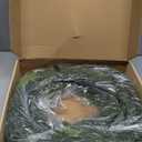 N&T NIETING 9FT Christmas Norfolk Pine Garland Real Touch Pine Artificial Garlands Faux Greenery Garland Winter Christmas Garland for Table Mantle Fireplace Indoor Outdoor Xmas Decorations (1 Pcs)