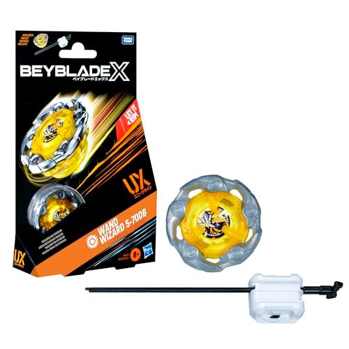 Beyblade X Wand Wizard 5-70DB UX Starter Pack Set with Stamina Type Top and Launcher; Authentic Takara Tomy Battle Tops Games/Toys for Boys and Girls 8+