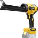 Cordless Caulking Gun Compatible With DeWalt 20V Max Battery, Never-Drip Electric Caulking Gun with LED Light,6 Speed Filling, Sealing, Repair Tool for Windows, Doors, Floors and Walls, Battery Not Included
