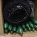 PotatoLife Plastic Fence Extra Strength with Stakes, 23.6'' x 100' Roll (Black, 23.6'' x 100')
