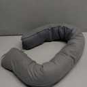 Door Draft Stopper 36 Inches Length x 4 Inches Width, Weighted Under Door Noise Blocker, Heavy Duty Under Door Draft Blocker Bottom Door Seal Noise and Air, Door Guard Saving Energy - Gray