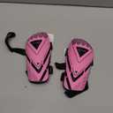 Shin Guards Soccer Kids Youth, CE Certified Airsfish Shin Guard Protection Gear for 2-18 Years Old Boys Girls Teenagers High Impact Resistant Breathable Comfortable 1 Pair 4 Sizes (X-Small, Pink)