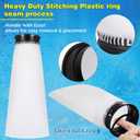 Jecery 8 Pcs 2.75 Inches Ring Filter Socks 300 m for Saltwater Aquarium Filter