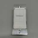 TOPGREENER Kalide Dual Load Dimmer Light Switch, Double LED Dimmer Switch, Full Range Dimming, Single Pole, 120VAC, 60Hz, 200W LED/CFL, Neutral Wire Not Required, TGDDS-W, White