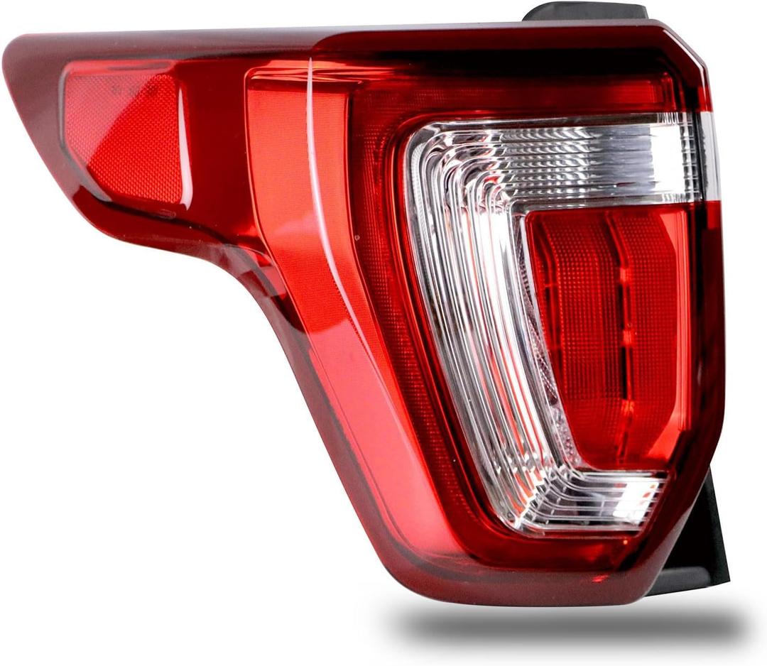 Tail Light Compatible With 2016 2017 2018 2019 Ford Explorer Left Driver Side LED Taillight with Harness and bulbs Replace FB5Z13405A