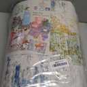 Washable Area Rugs 5'x7' Non-Slip Modern Abstract Soft for Living Room Entryway Bedroom Nursery, Print Pattern, Grey Blue Gold/Golden