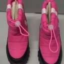 DREAM PAIRS Boys Girls Winter Snow Boots Slip Resistant Outdoor Cold Weather Boots with Faux Fur Lining (11 Little Kid, Baby Pink)