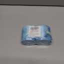 LaRibbons Christmas Wired Ribbon 2.5 inch Double Faced Blue Snowflakes and Striped Christmas Ribbon for Tree Garland, Wreath Bow, Xmas Crafts Decorations, 2 Rolls 10 Yards Total