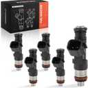 A-Premium Set of 5 Fuel Injectors Compatible with Volvo XC90 S60 2012-2013, C70 2006-2013, V60 Cross Country 2015-2016, C30 2008-2013, S40 2004-2011, V50 2005-2011, S60 Cross Country 2016, 2.5L