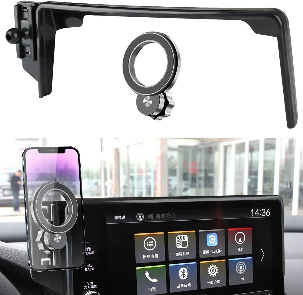 Car Magnetic Phone Mount for Honda HRV HR-V 2023 2024 2025 2026 2027 Auto Interior Accessories Best Cellphone Holder Mobile Cradle Cell Phones Navigation Charging Screen Magnet Stand Accessory
